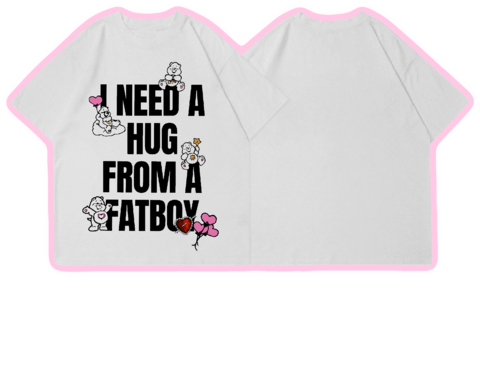 Camiseta FOR BIGBOYS, vista delantera y trasera